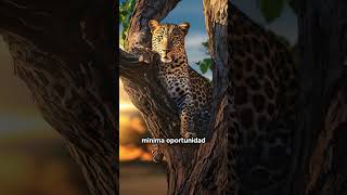 Leopardo Escapa de un Enorme Tigre shorts animales [upl. by Nyvlem]