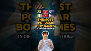 🕺The Most Popular Boy Names in different countries [upl. by Enautna]