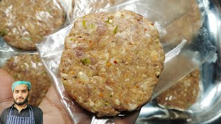 Beef Burger Patty Recipe [upl. by Yelir]