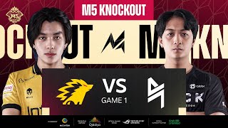 ID M5 Knockout Stage Hari 1  ONIC VS BLACKLIST INTERNATIONAL  GAME 1 [upl. by Asseneg]