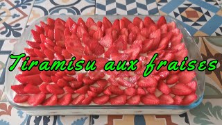 Tiramisu aux fraises sans gluten recette Strawberry Tiramisu glutenfree recipe [upl. by Aenat621]