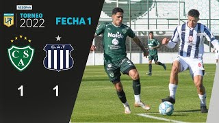 Reserva  Fecha 1 del Torneo 2022  Sarmiento  Talleres [upl. by Suhploda569]