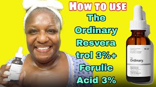 Review of The Ordinary Resveratrol 3  Ferulic Acid [upl. by Boeke]