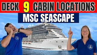 MSC Seascape Cabin Deck 9  Tall Mans Cruise Adventures [upl. by Britney]