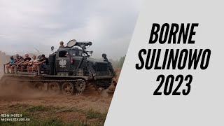 Zlot Pojazdów Militarnych Borne Sulinowo 2023  Gąsienice i Podkowy [upl. by Tonye]