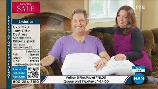 Tony Little DeStress Micropedic Pillow 2pack w2 Pillowc [upl. by Brynna]