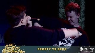 Frosty vs Epos  Under 18s Final  2016 UK Beatbox Championships [upl. by Popele]