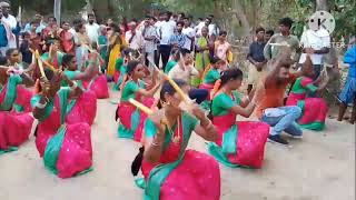 batukamma song kolatam by srinu master [upl. by Nonnah822]