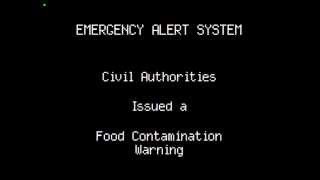 Food Contamination Warning EAS [upl. by Ellennej]