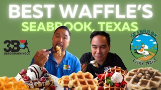 Are these the best Waffles in Seabrook TX 3 Bros Adventures in Seabrook TX [upl. by Levison]