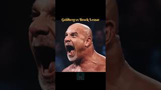 Goldberg vs Brock Lesnar shorts wwe goldberg brocklesnar [upl. by Vinni211]