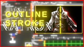 Outline Stroke in Natron  Tutorial [upl. by Neitsirk726]