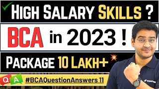 💥BCA High Salary Skills BCA Specializations In Demand After BCA Jobs bca bcajobs mca [upl. by Cletis]