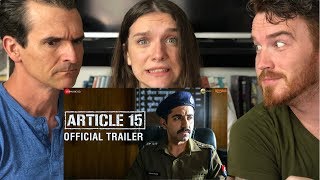 ARTICLE 15  Ayushmann Khurrana  Trailer REACTION [upl. by Paddy]