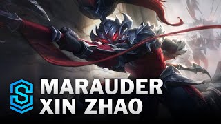 Marauder Xin Zhao Skin Spotlight  League of Legends [upl. by Lleral]