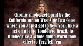 LA Love  Fergie FT YG  Lyrics [upl. by Oberg]