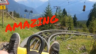 Imst Alpine Coaster 4k No Brakes [upl. by Oberg]