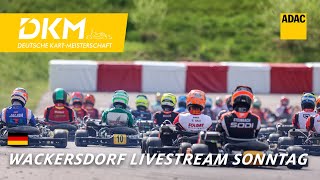 Deutsche Kart Meisterschaft 2024  Wackersdorf  Livestream Sonntag [upl. by Rainwater]