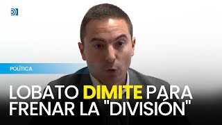 Lobato dimite como secretario general del PSOEM [upl. by Artek]