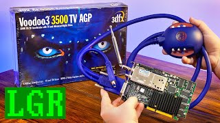 3dfx Voodoo 3 3500 TV Video Radio BIG DONGLE [upl. by Ydorb22]