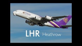 Plane Spotting Late Morning amp Midday Takeoffs RW27R London Heathrow Airport [upl. by Eciruam]