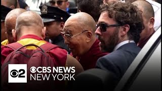 Dalai Lama in NYC to receive medical treatment [upl. by Anawahs783]