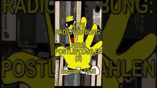 Alte Radiowerbung Rolf und die neuen Postleitzahlen 2Fragment Sommer 1993 shorts post rolf [upl. by Sane]