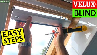 How to Fit a Velux Blind  Velux Window Blind Installation Guide [upl. by Artiek343]