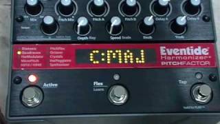 EVENTIDE HARMONIZER PITCHFACTOR QUADRAVOX MODE BY CHATREEO [upl. by Uaerraj]