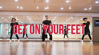 Get on Your Feet Linedance  겟 온유어 피트 라인댄스  춤 그리다 [upl. by Lotus]