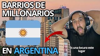 CUBANO🇨🇺 REACCIONA a Los BARRIOS de MILLONARIOS en ARGENTINA 🇦🇷 GonzaDeViaje [upl. by Daraj]