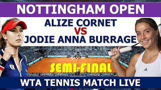 ALIZE CORNET VS BURRAGE  WTA NOTTINGHAM 2023 [upl. by Nylanej]