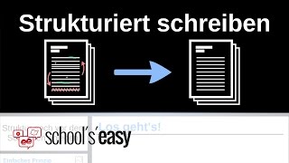 Strukturiert schreiben  Das kann jeder [upl. by Llenod]