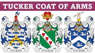 Tucker Coat of Arms amp Family Crest  Symbols Bearers History [upl. by Kristo]