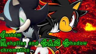 Custom Mephiles The Dark and SA2 Shadow The Hedgehog Chromatics I made FNF [upl. by Htennaj280]