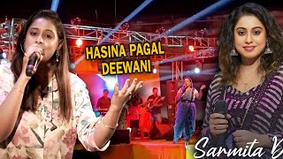 Singer Sarmita Dutta At Baghmundi Night Stage Program 🌹 Has Le💃Hasina Pagal Deewani 🥰 [upl. by Hoban]