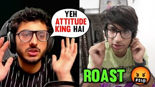 Carry Minati Roast Sourav Joshi Vlogs 🤬 Carry Minati angry [upl. by Emory68]