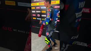 A new strategy from Toprak 🧯  FRAWorldSBK [upl. by Nirehtak]