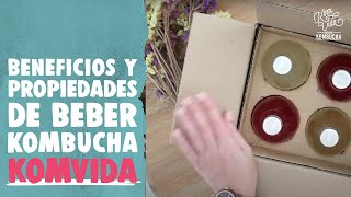 Beneficios y propiedades de beber kombucha Komvida [upl. by Novyar]