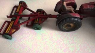 Dinky Toys 323 TRIPLE GANG MOWER [upl. by Hedvah342]