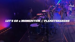 Lets Go x Momentum  Planetshakers  Sunday Drum Cam [upl. by Mitinger]