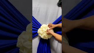 DIY BACKDROP DESIGN IDEAS FOR WEDDING OR DEBUT backdropdesign [upl. by Eiramit799]