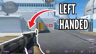 left handedness in cs2 [upl. by Aisauqal]