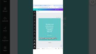 Create 100 Social Media Posts in 3 Minutes chatgpt canva [upl. by Lissi292]