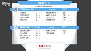 Brondesbury CC 2nd XI v Osterley CC 2nd XI [upl. by Conni]