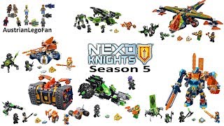 All Lego Nexo Knights Season 5 Sets  Lego Speed Build Review [upl. by Bergman142]