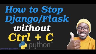 How To Stop Django or Flask Application Without Ctrl  C [upl. by Adnyl112]