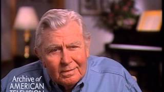 Andy Griffith on working with TV son Ron Howard  EMMYTVLEGENDSORG [upl. by Anaujnas]