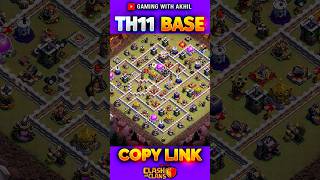 Best TH11 WAR Base Design ⚔️ New Anti2 Star Base ✨ [upl. by Lyndsie]