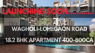 PROJECT IN WAGHOLI LOHEGAON ROAD  NEW LAUNCH  ROHAN ABHILASHA  1amp2 BHK LARGER SIZE APARTMENT [upl. by Trent809]